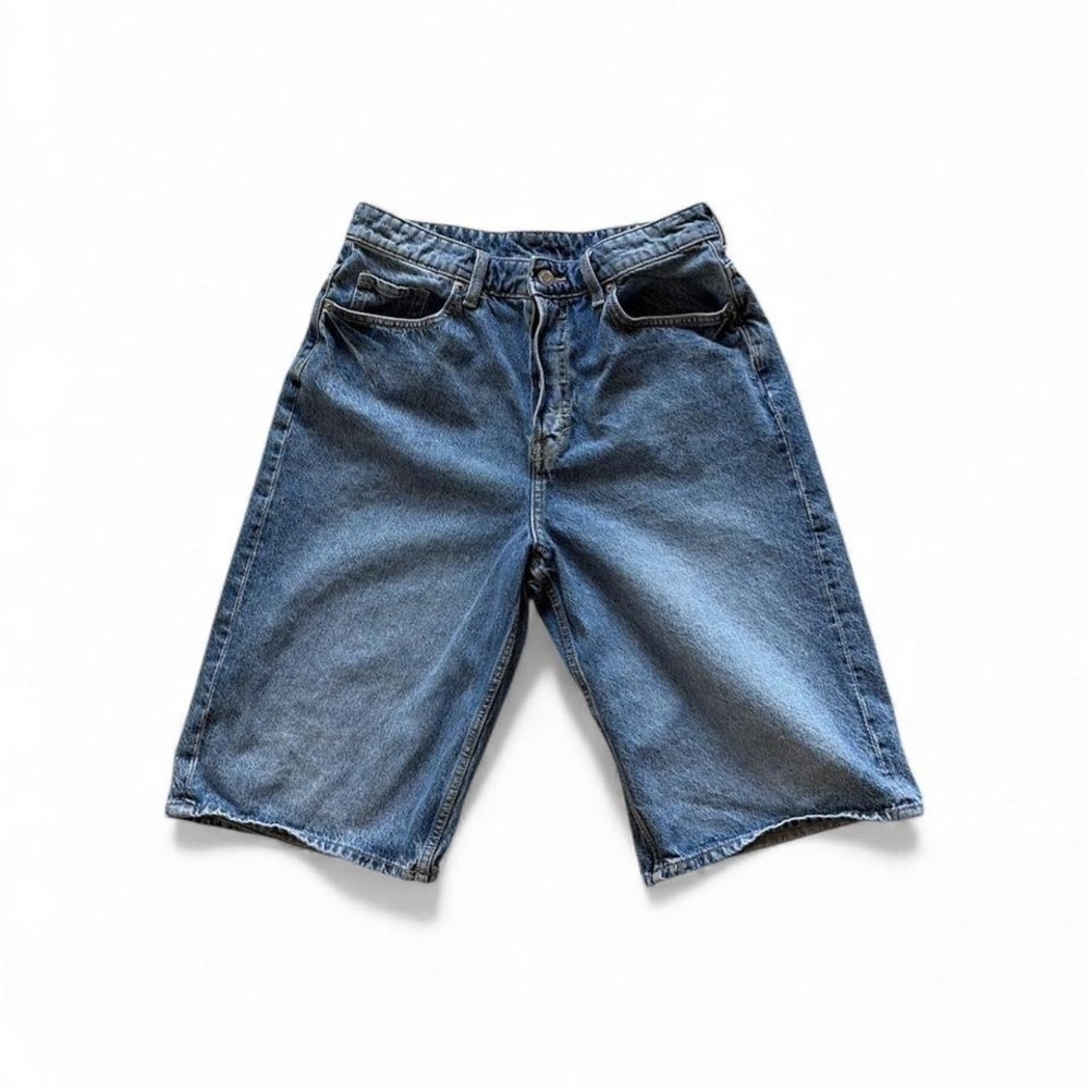 &denim‎ baggy Bermuda shorts